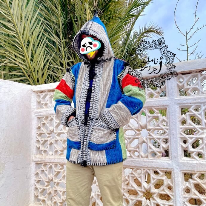 ⁦كابيشو من الصوف يدوي الصنع⁩ - الصورة ⁦2⁩